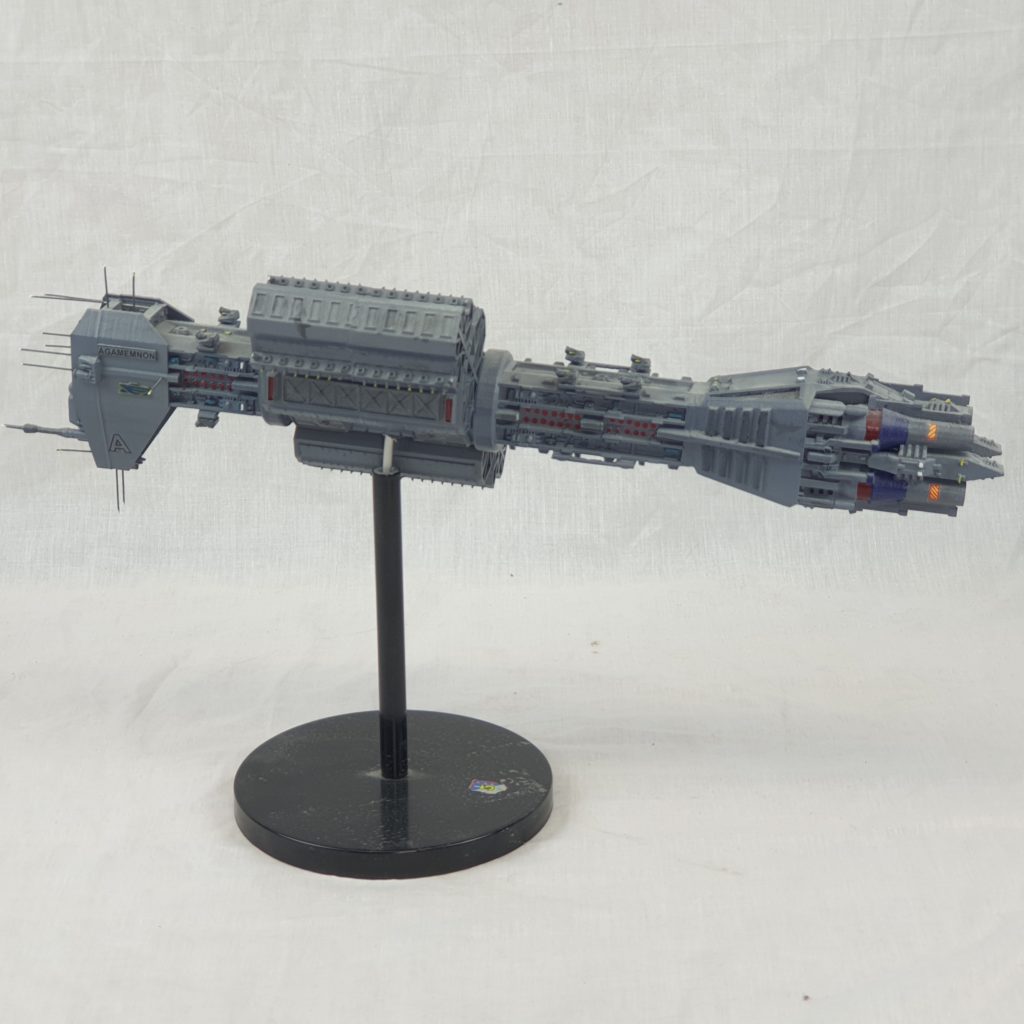 3D Printed Handbuilt And Painted Model Of The Babylon 5 Agamemnon Omega ...