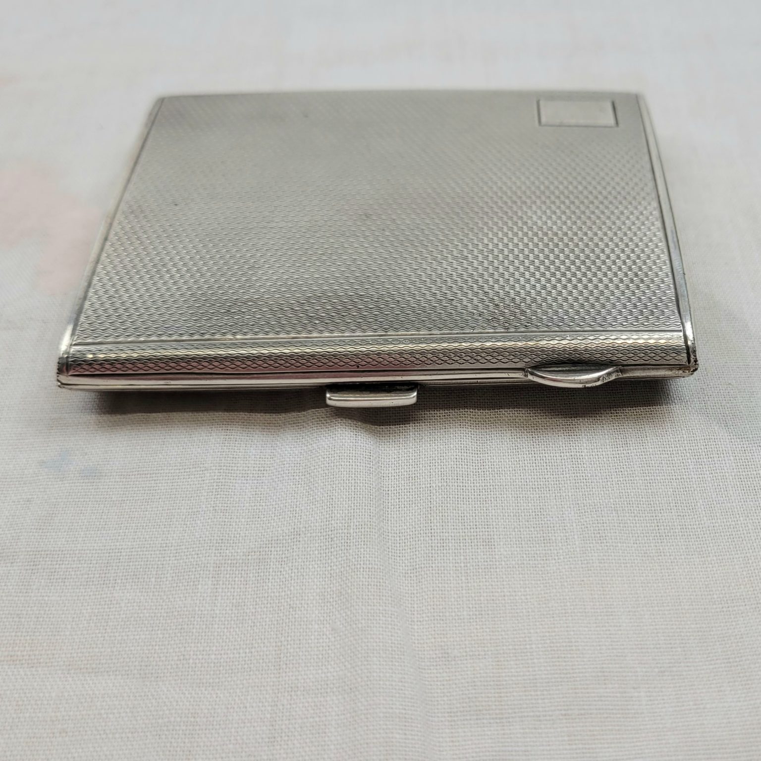 Chester 1930 Sterling Silver Cigarette Case - Sally Antiques