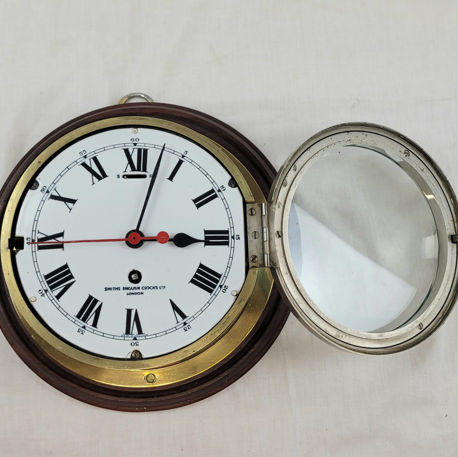 Brass Ships Bulkhead Clock By Smiths English Clocks Ltd Of London ...