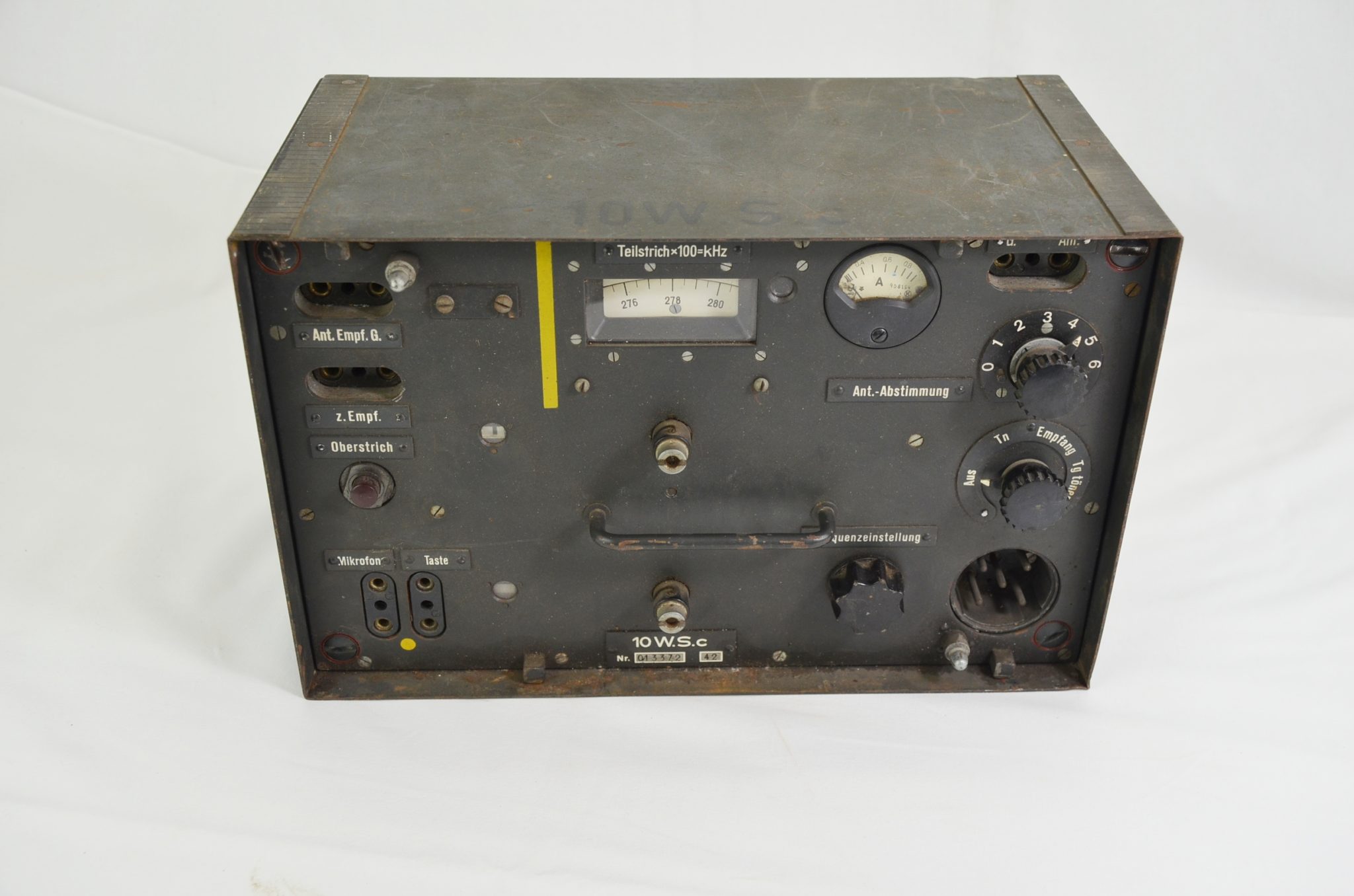 WW2 German Wehrmacht 10 W.S.c VHF Panzer Radio Transmitter for Tiger ...