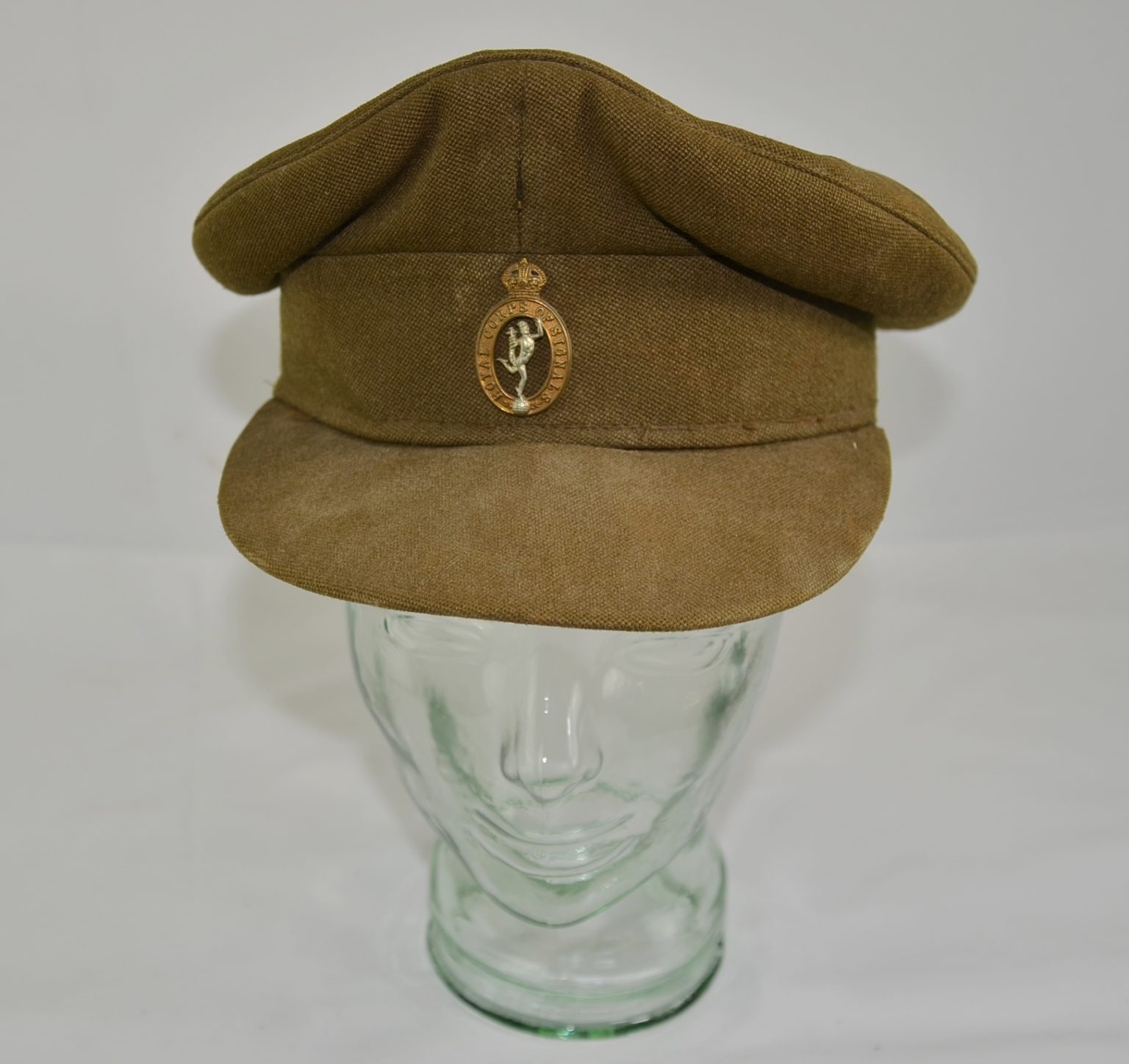 British Royal Signals Peaked Cap 1961 - Sally Antiques