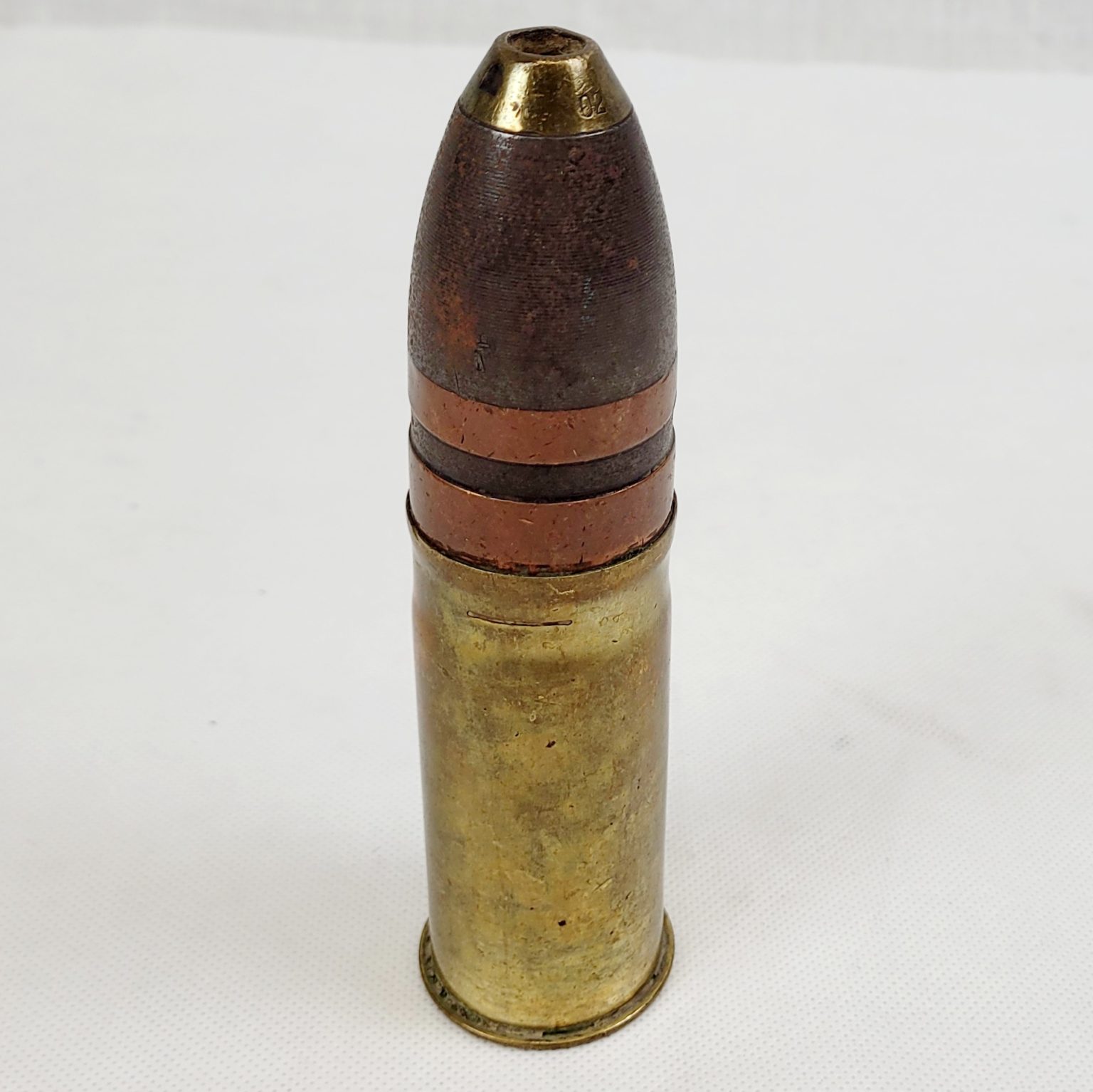 Karlsruhe Patronen Fabrik 1901 37mm Inert Shell - Sally Antiques