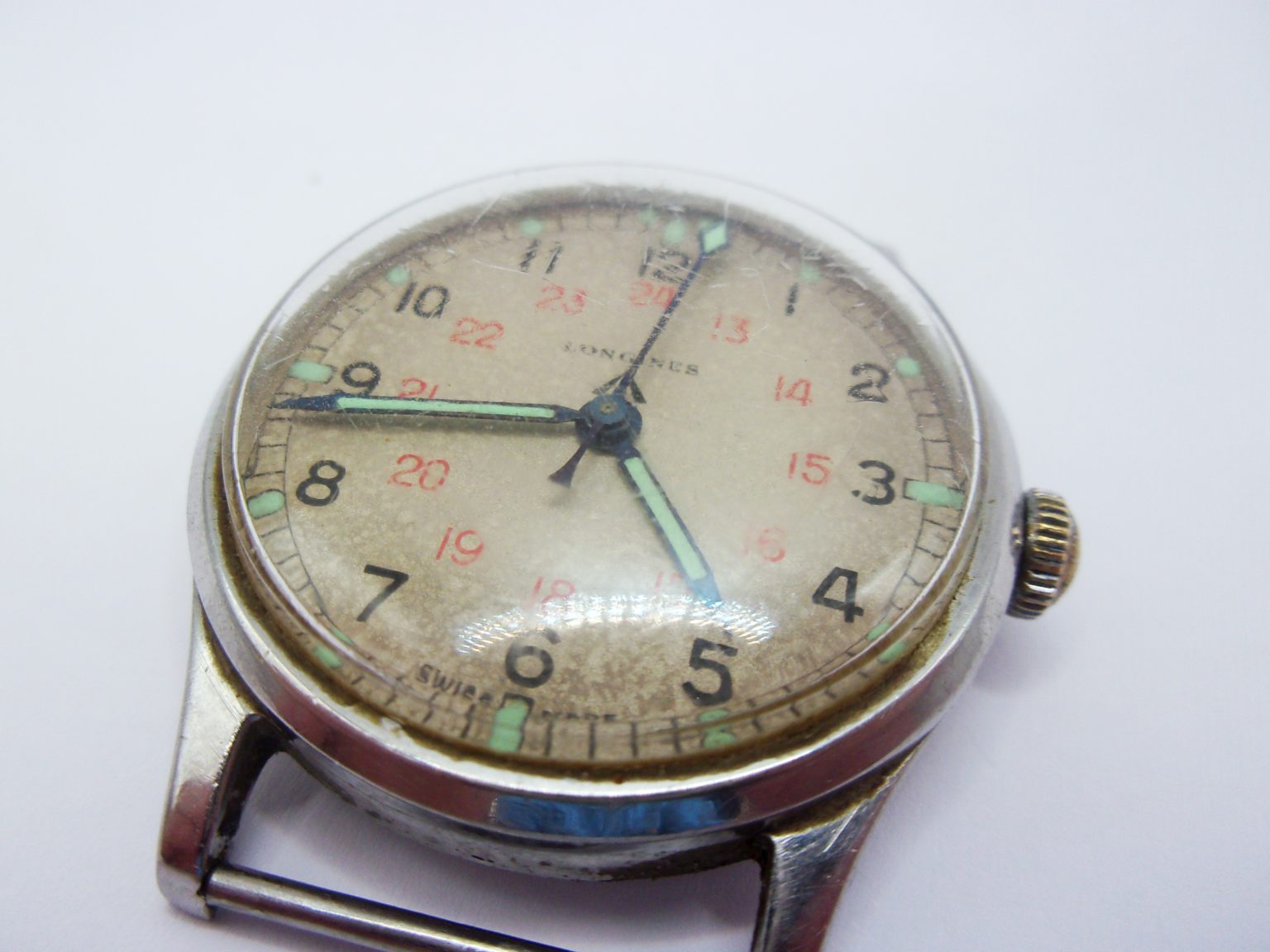 WW2 Longines CAL.12L Military Watch - Sally Antiques