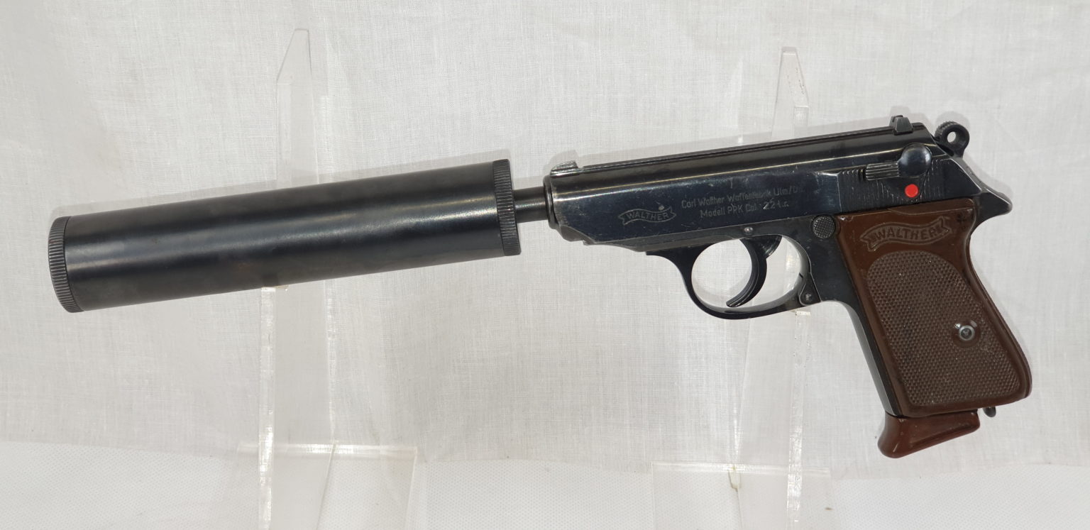 Cold War Era Suppressed Walther PPK - James Bond Gun - Sally Antiques