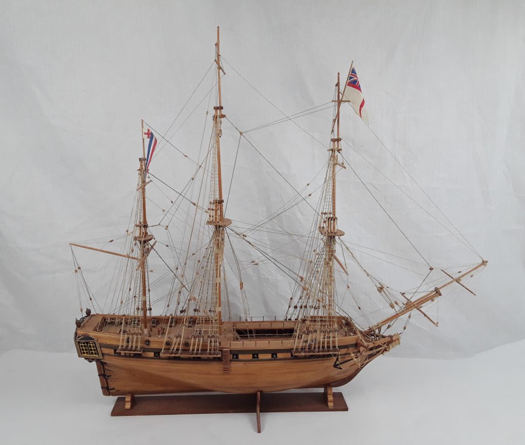 Royal Navy Frigate HMS Unicorn 1747 Model - Sally Antiques