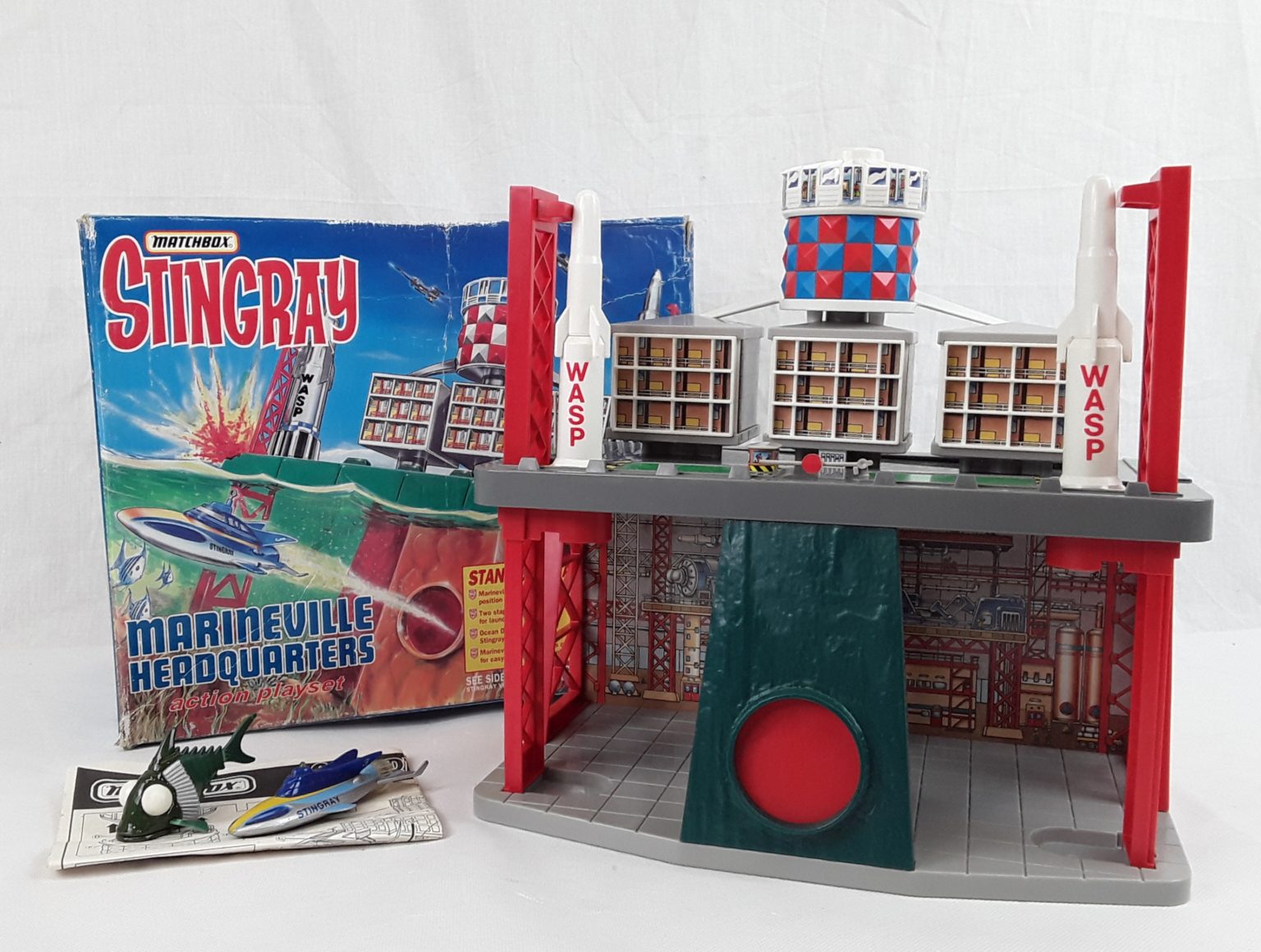 1990’s Matchbox Stingray Marineville Headquarters Action Playset With ...