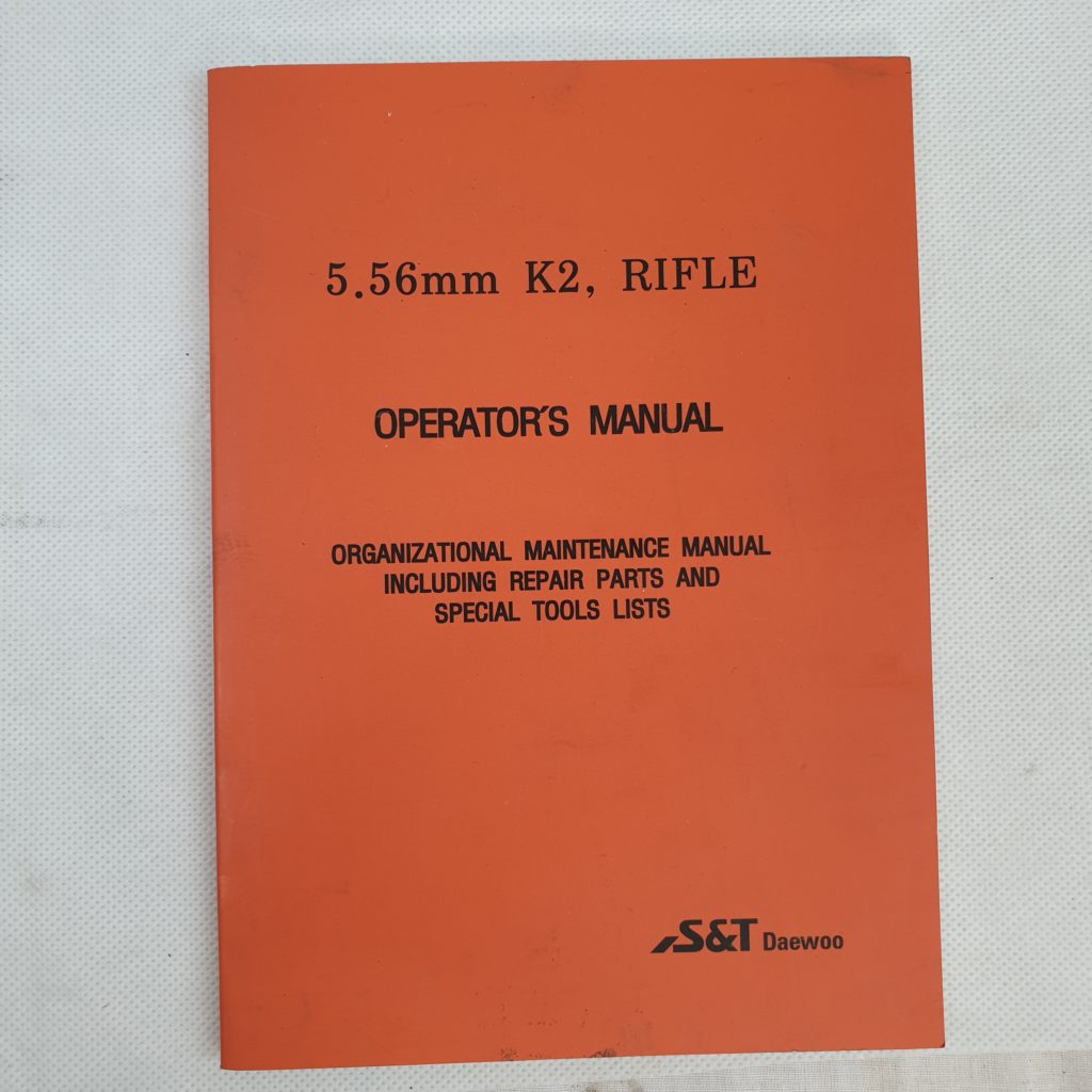 K2 South Korean Daewoo Assault Rifle Cal. 5.56mm NATO - Deactivated ...