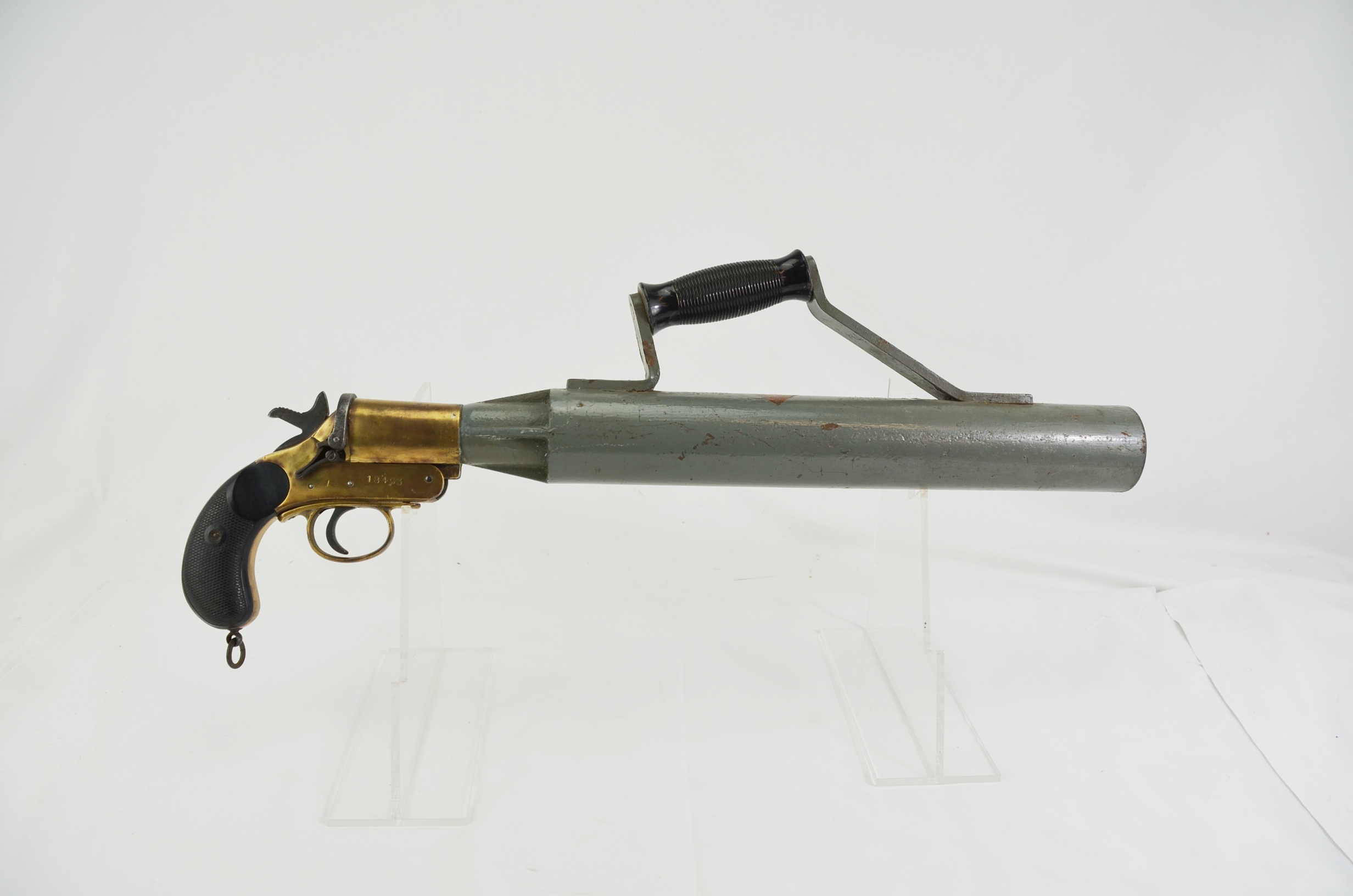 WW2, Original British Schermuly Line Throwing Pistol - Sally Antiques