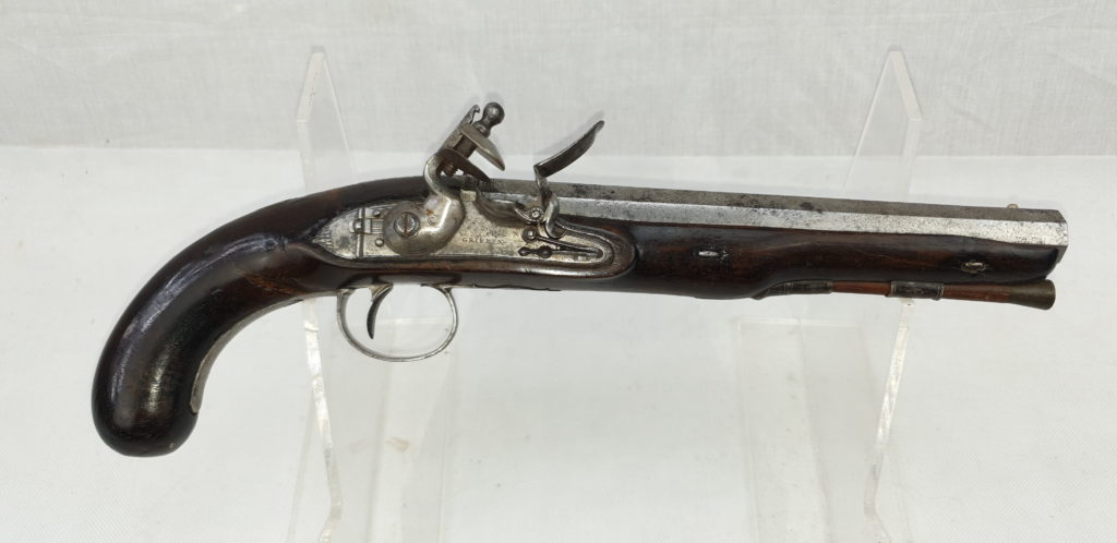 A Mid 18th Century Flintlock Pistol by Griffin - Sally Antiques