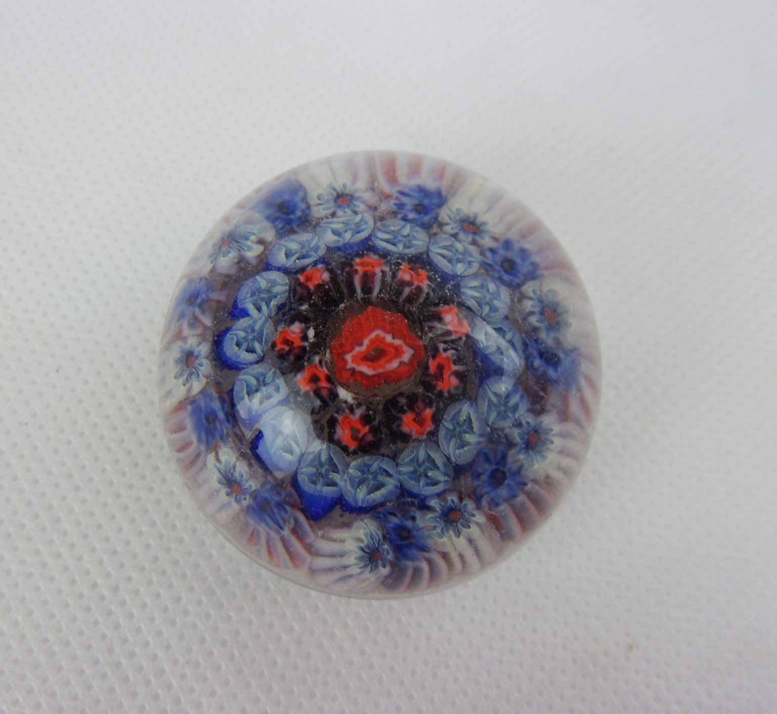 Early 20thC Miniature Millefiori Paperweight - Sally Antiques