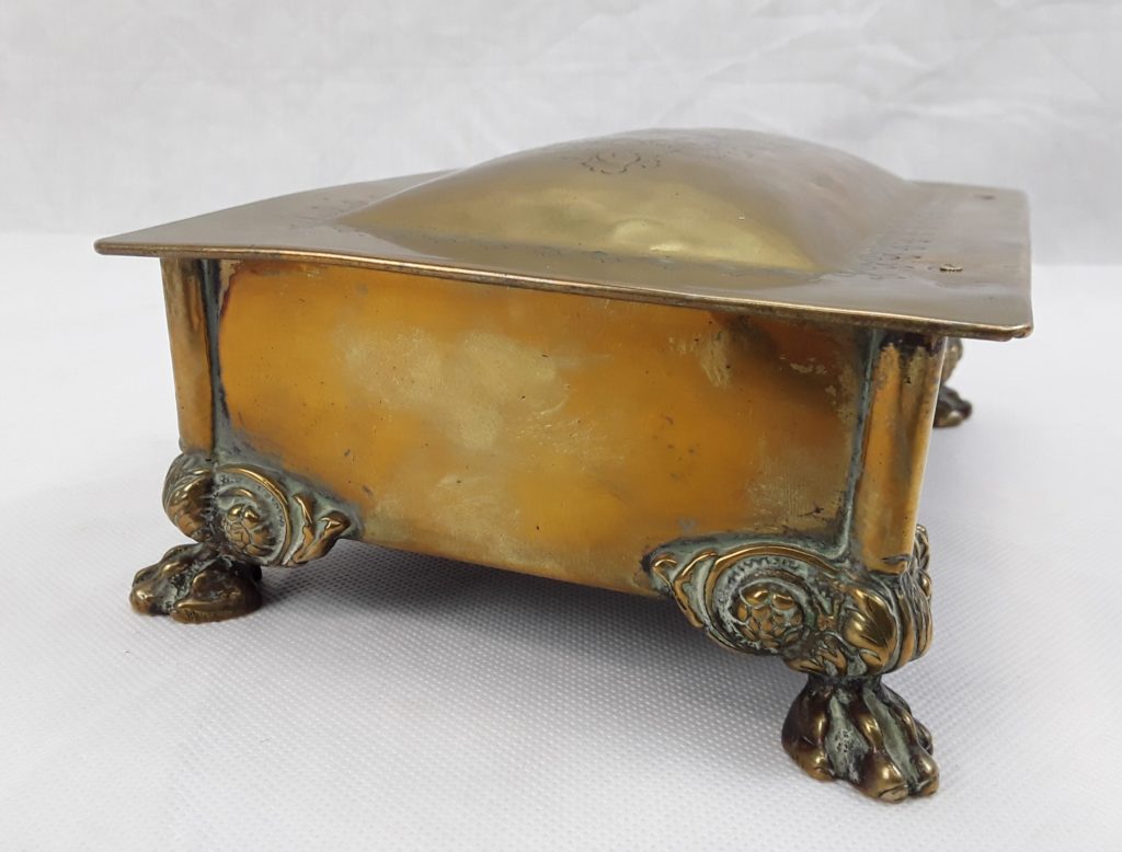 Antique Early 19 th Century Brass Tobacco Box In The Dutch Manner ...