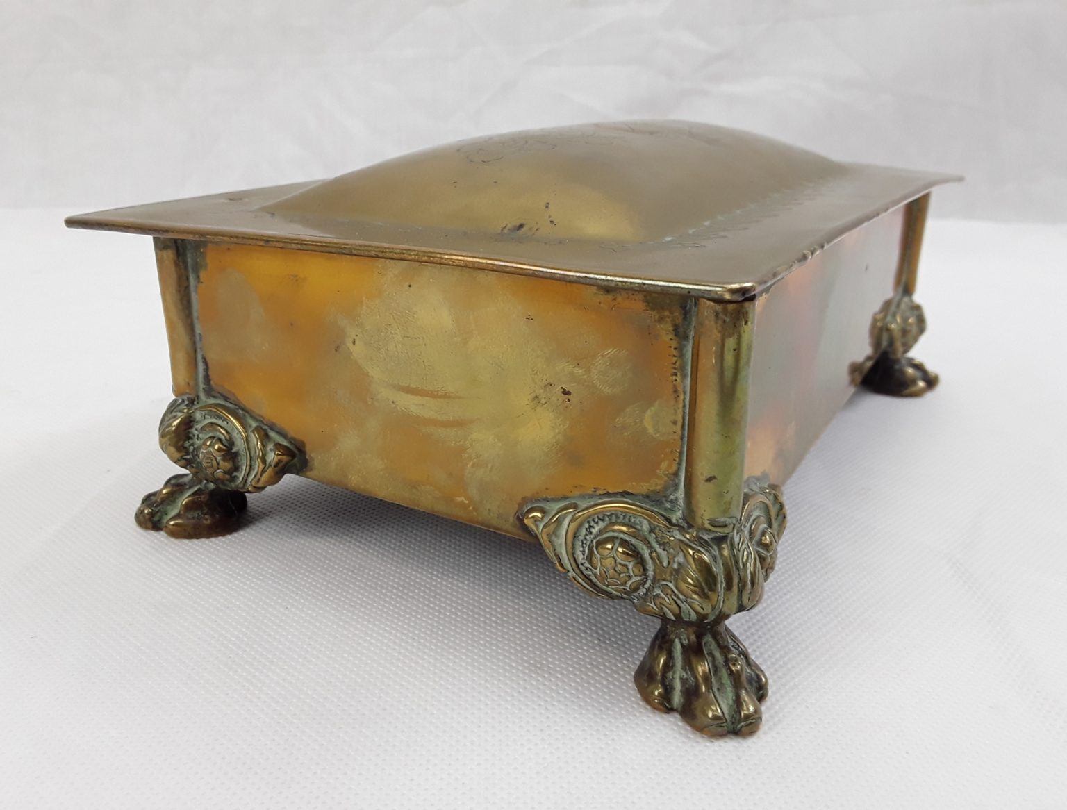 Antique Early 19 th Century Brass Tobacco Box In The Dutch Manner ...