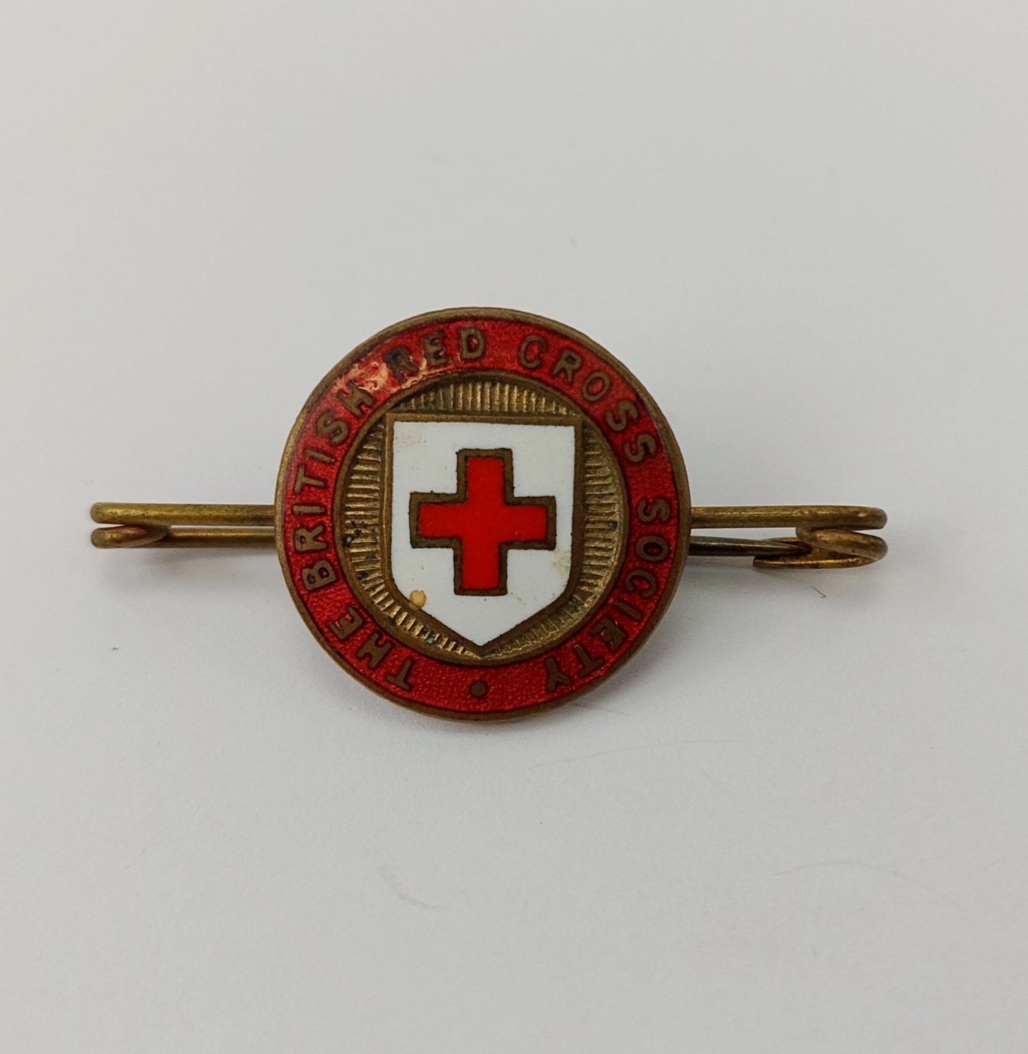 British Red Cross Enamel Pin Badge - Sally Antiques