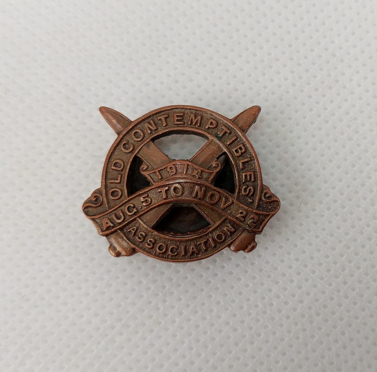 WW1 Old Contemptibles 1914 Associations Mons Star Badge - Sally Antiques