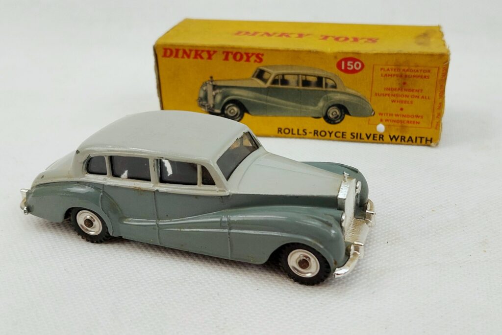 Boxed Dinky 150 Rolls Royce Silver Wraith* - Sally Antiques