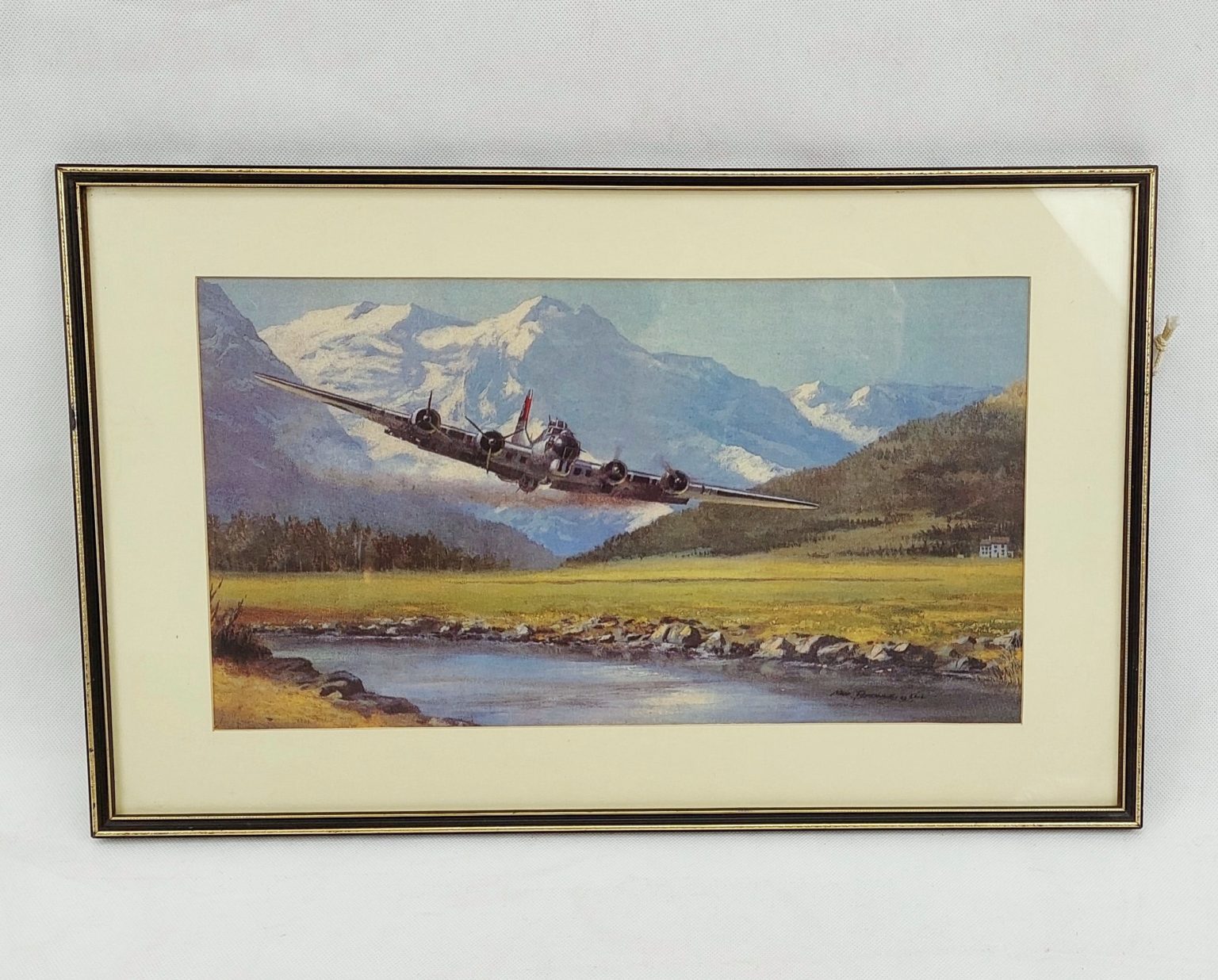 Framed Limited Edition Print Of USAAF 8th Air Force B17 Based At ...