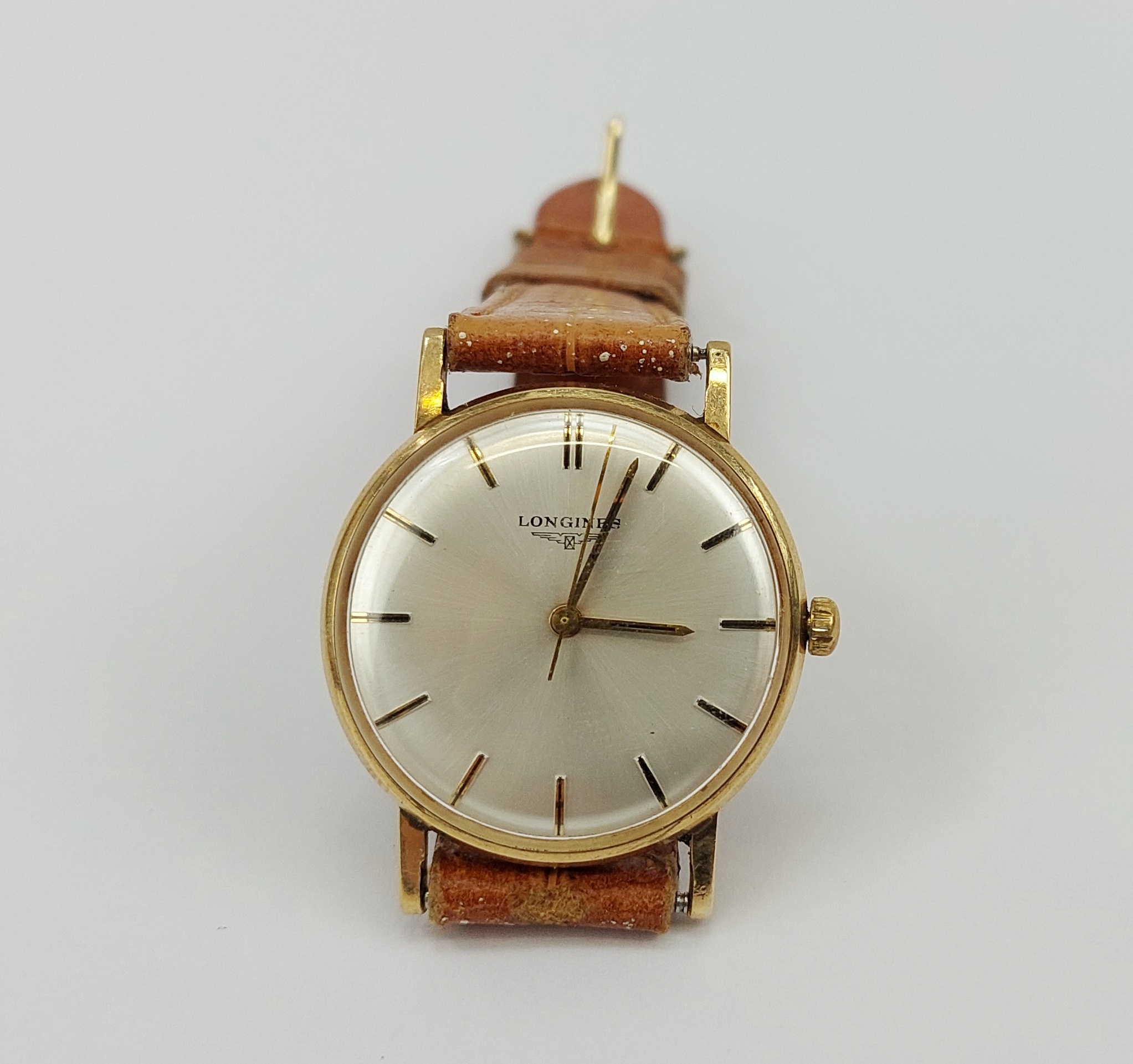 9ct Gold Longines Cal. 6942 Manual Wristwatch c1971 Sally Antiques