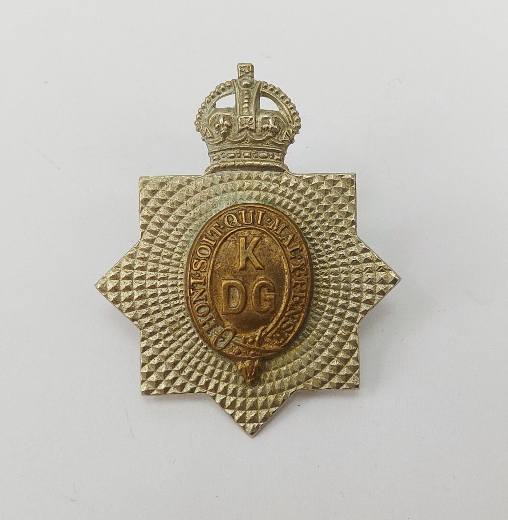 Kings Dragoons Guard Cap Badge - Sally Antiques