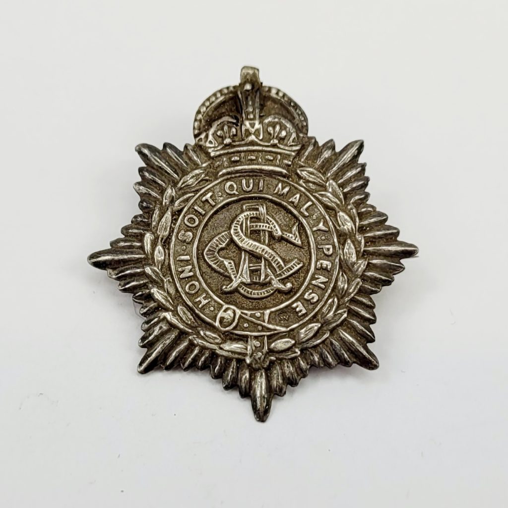 WW1 Army Service Corp Birmingham 1914 Sterling Silver Sweetheart Badge ...