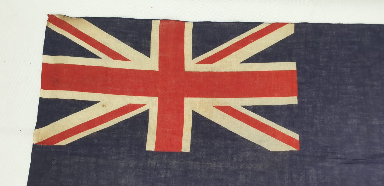 WW2 Blue Ensign Bunting Flag - Sally Antiques