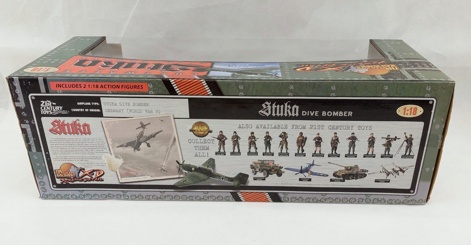 21st Century Toys Ultimate Soldier WW2 German JU 87 Stuka Dive Bomber ...