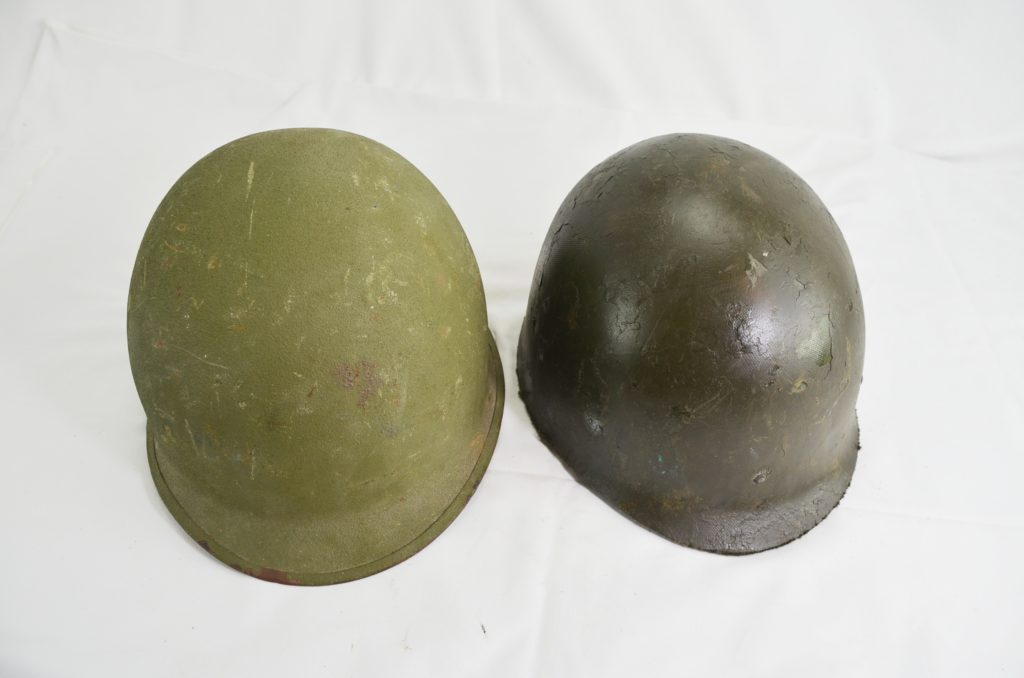 Original WW2 US M2 Airborne Helmet - Sally Antiques