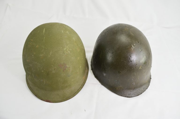 Original Ww2 Us M2 Airborne Helmet - Sally Antiques