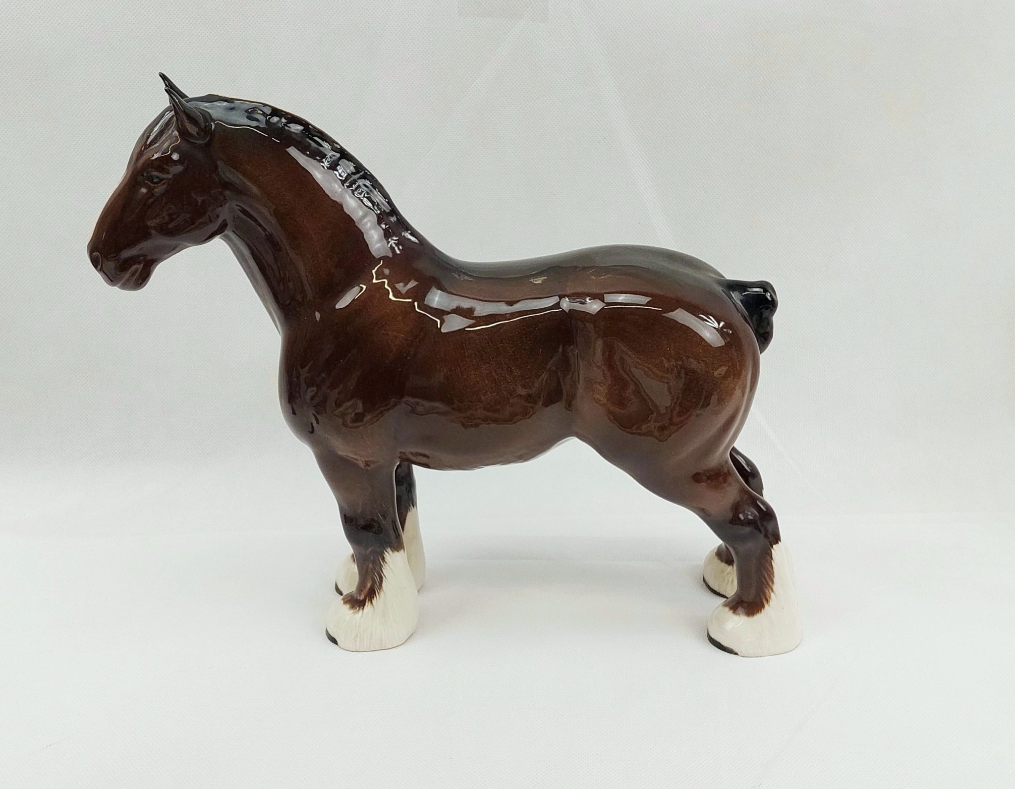 Beswick No. 2309 'Burnham Beauty' Shire Horse Figurine - Sally Antiques