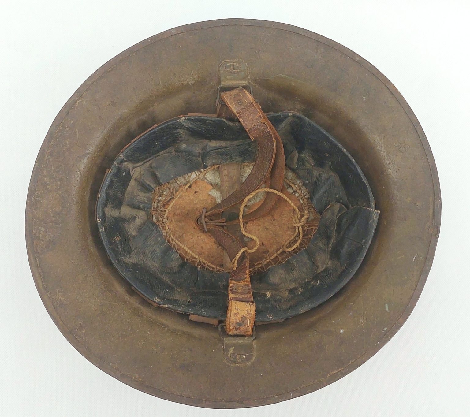 WW1 British Brodie Mark 1 Helmet Worn By 2nd Lieutenant Louis Anthony ...