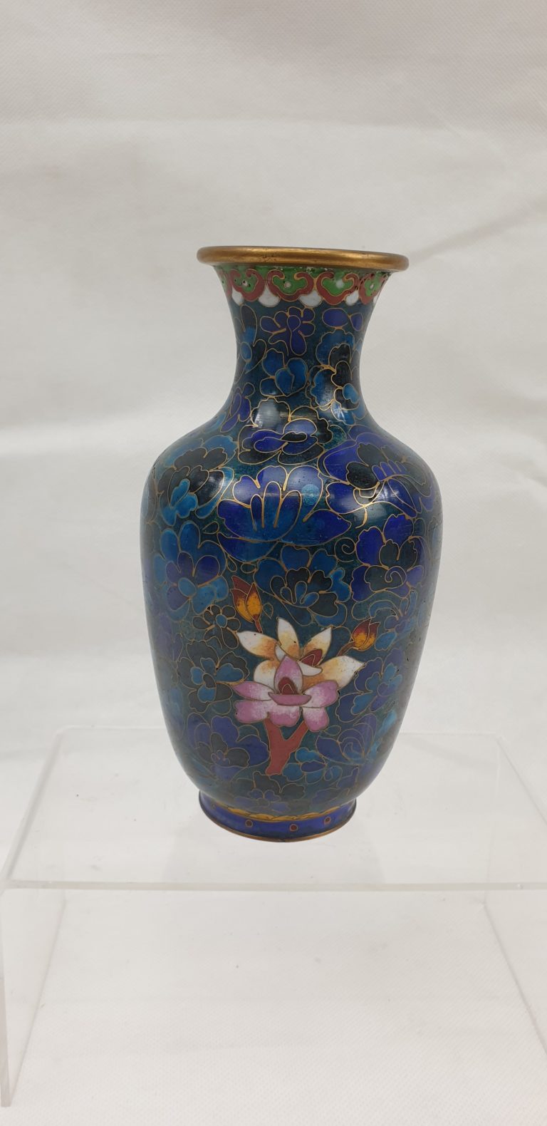 Chinese Cloisonne Vase #1 - Sally Antiques