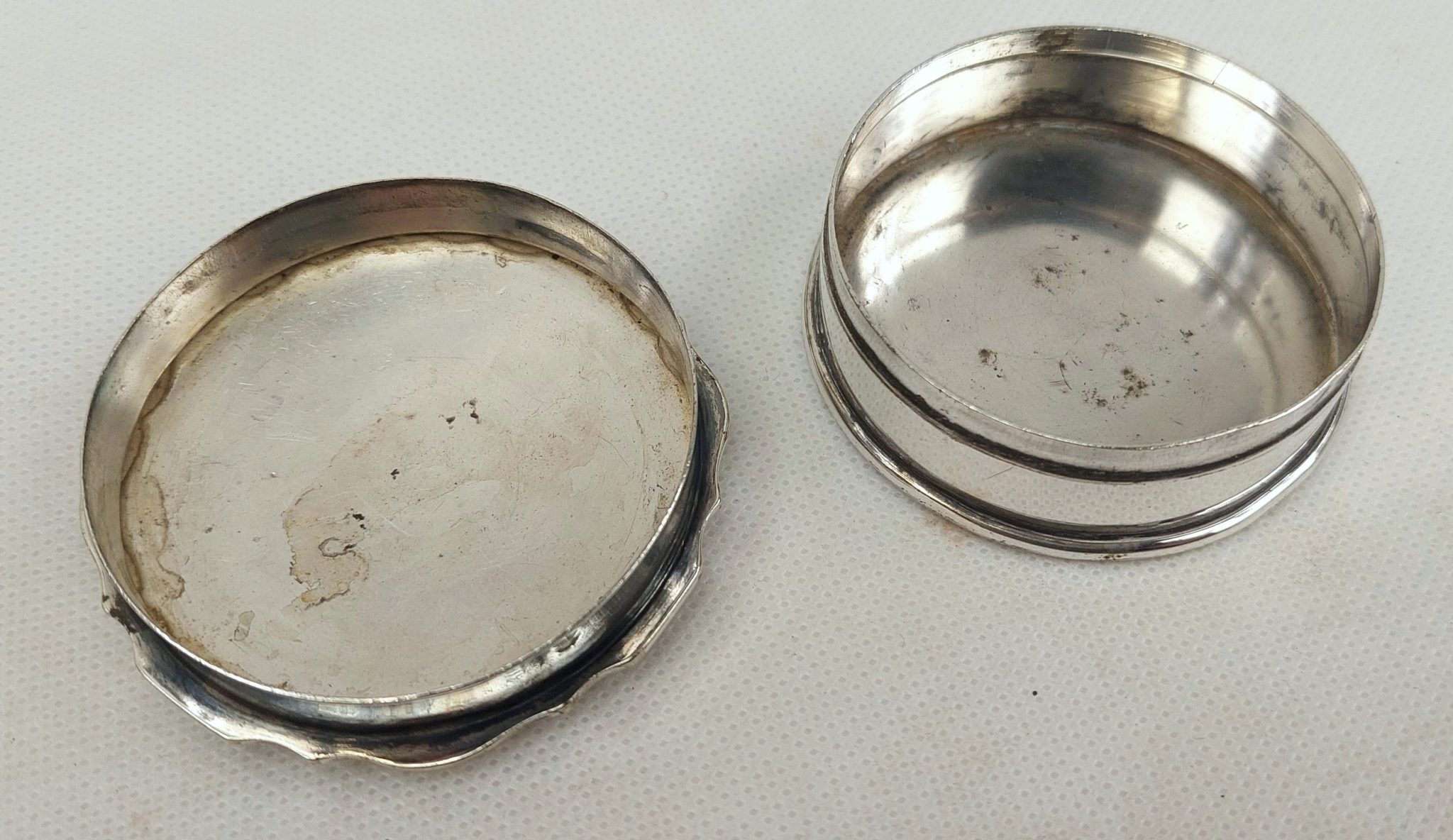 1930's RMS Alcantara Ships Silver Plate And Enamel Pill Box - Sally ...