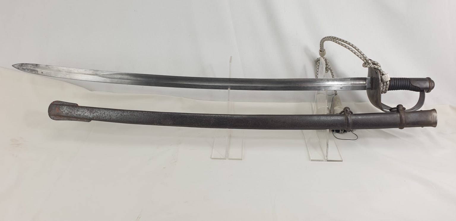 Italian Heavy Cavalry Sword Model 1860 with Tassel - Sally Antiques