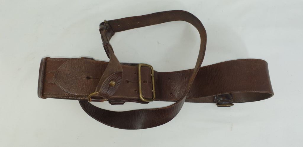 WW1 Era British Army Officer Cross Belt Named - Sally Antiques