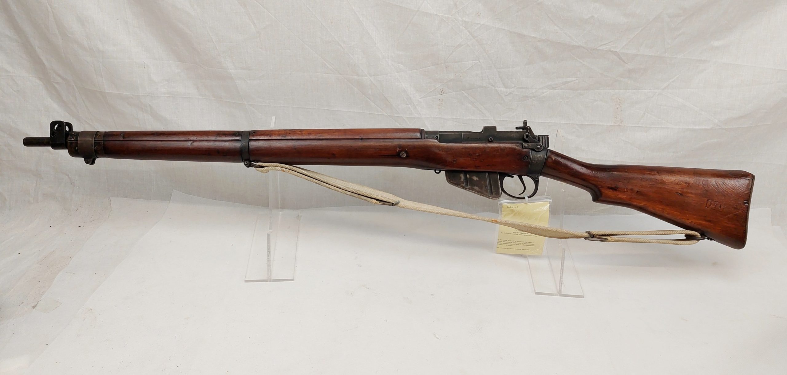 Deactivated Lee-Enfield rifle no4 mk1 British made 1944 dated early spec  SOLD