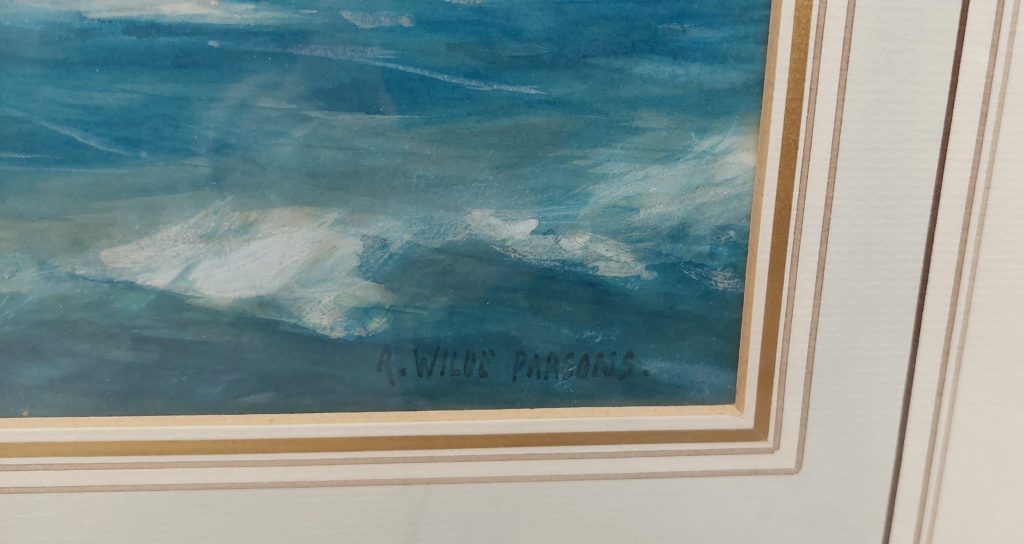 Fine Framed Watercolour Of A Clipper Ship By Arthur Wilde Parsons RWA ...