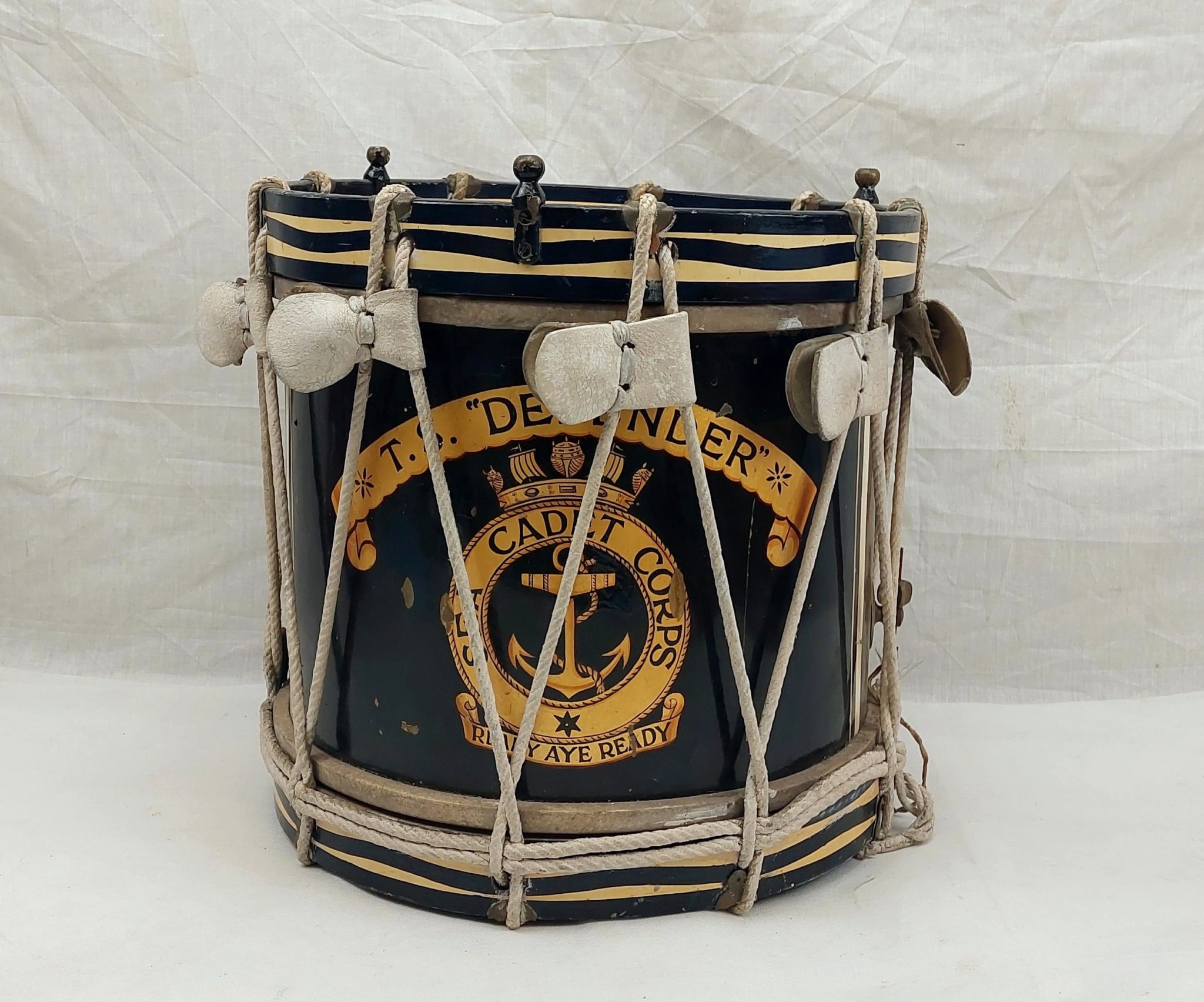 TS Defender Sea Cadet Corps Drum - Sally Antiques