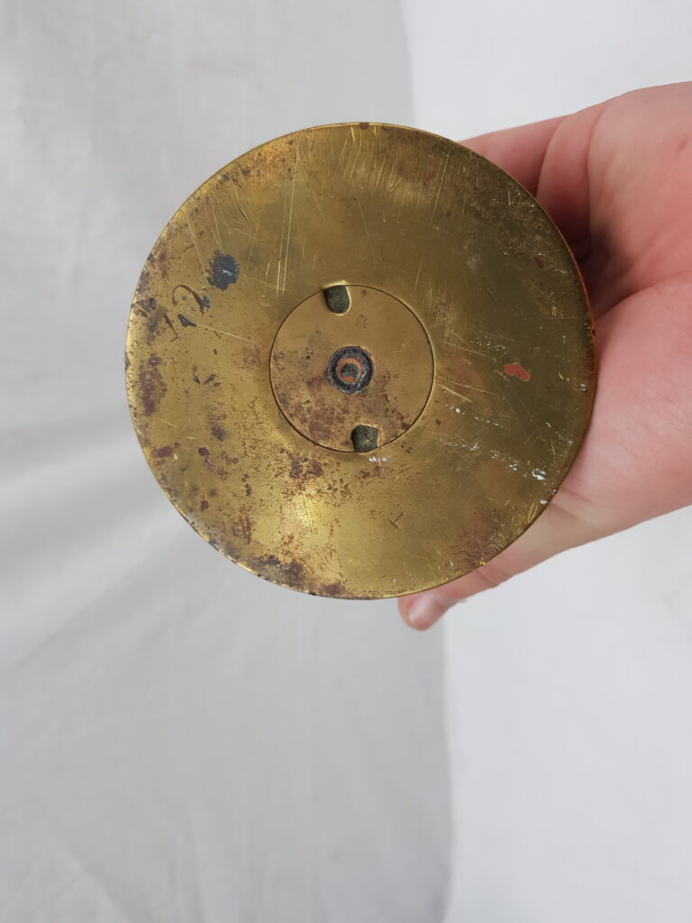 WW1 18 Pounder Complete Inert Shell #1 - Sally Antiques