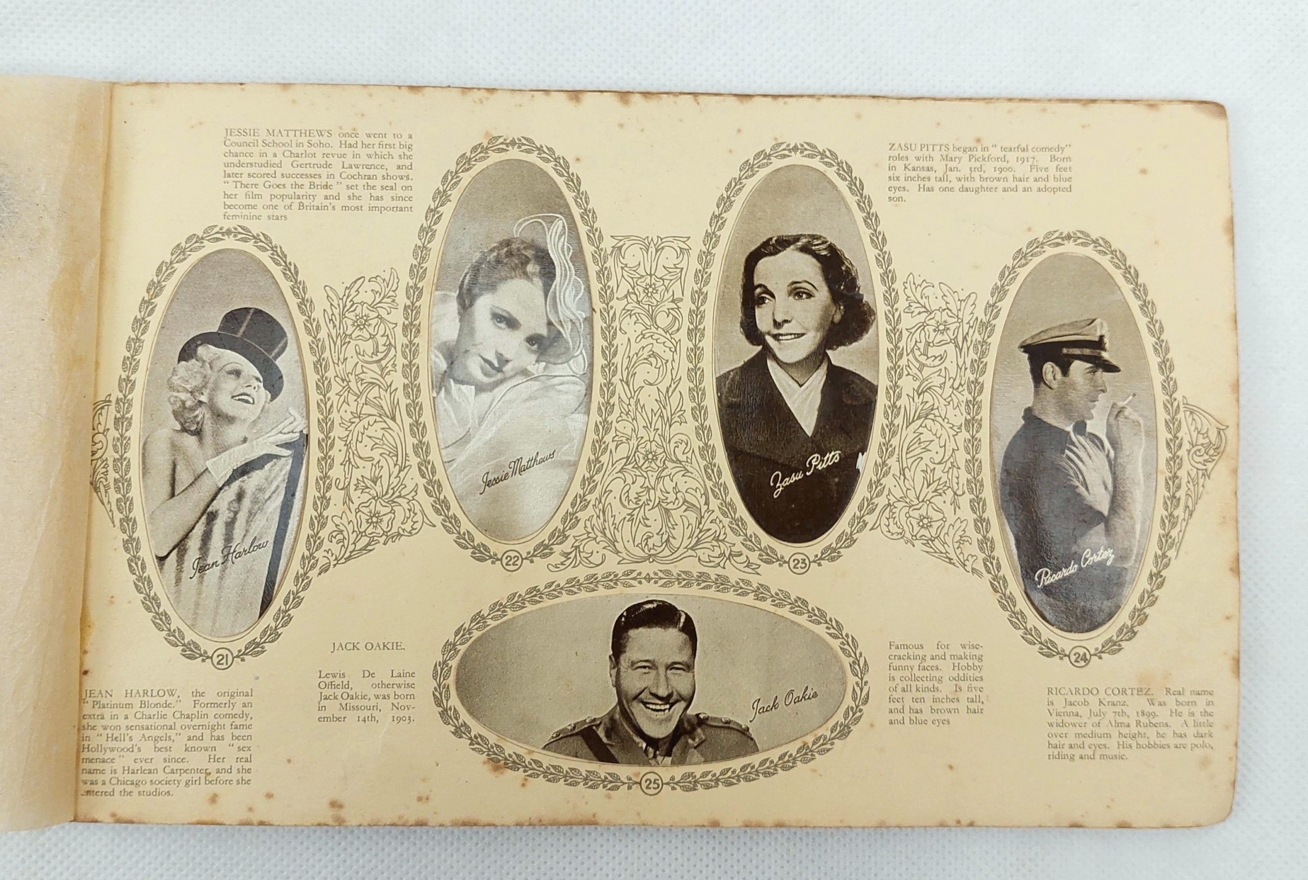 The Film Star Album By Carreras Cigarettes Ltd 1934 - Sally Antiques