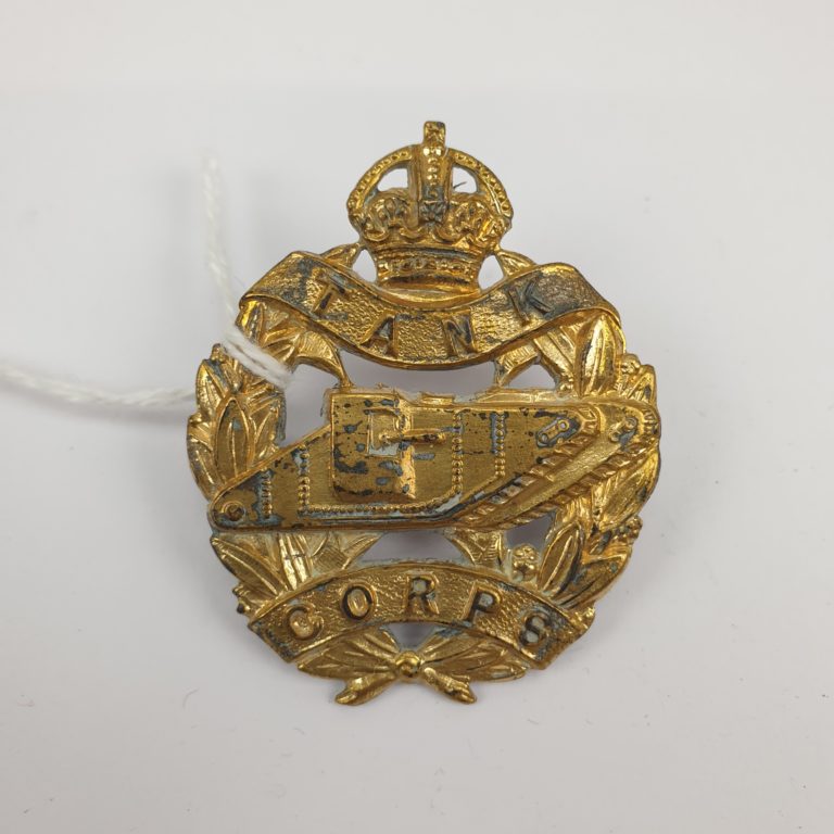 WW1 Tank Corps Cap Badge - Sally Antiques