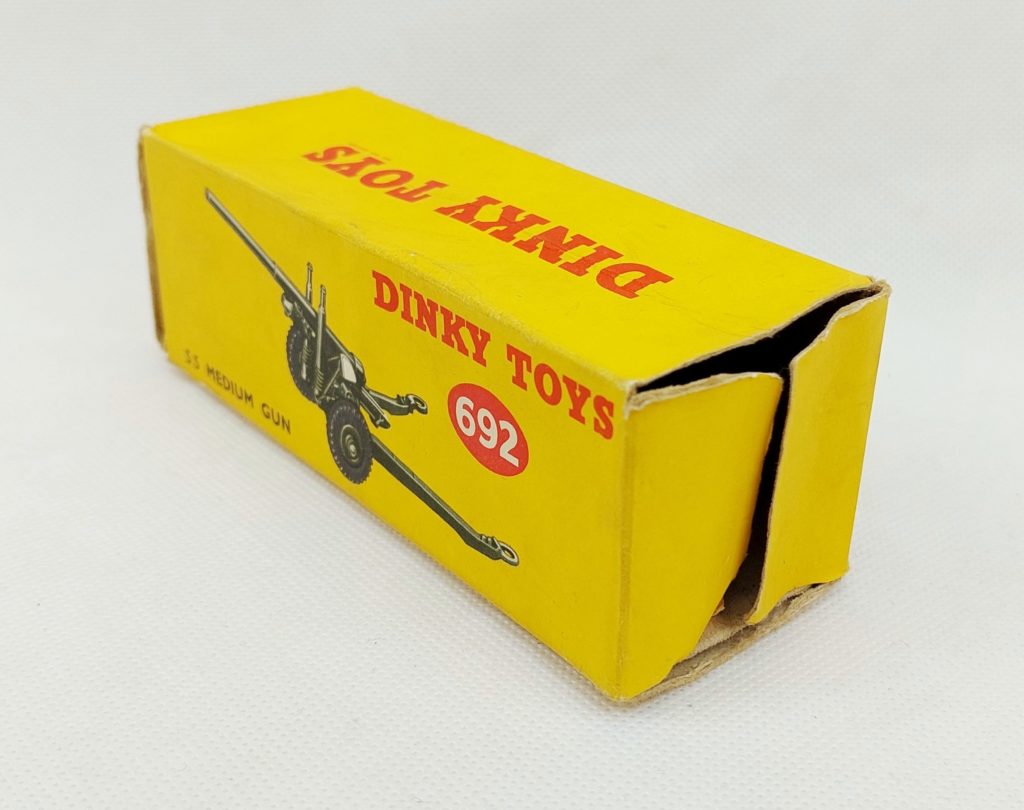 Dinky Toys 692 5.5 Inch Medium Gun - Sally Antiques