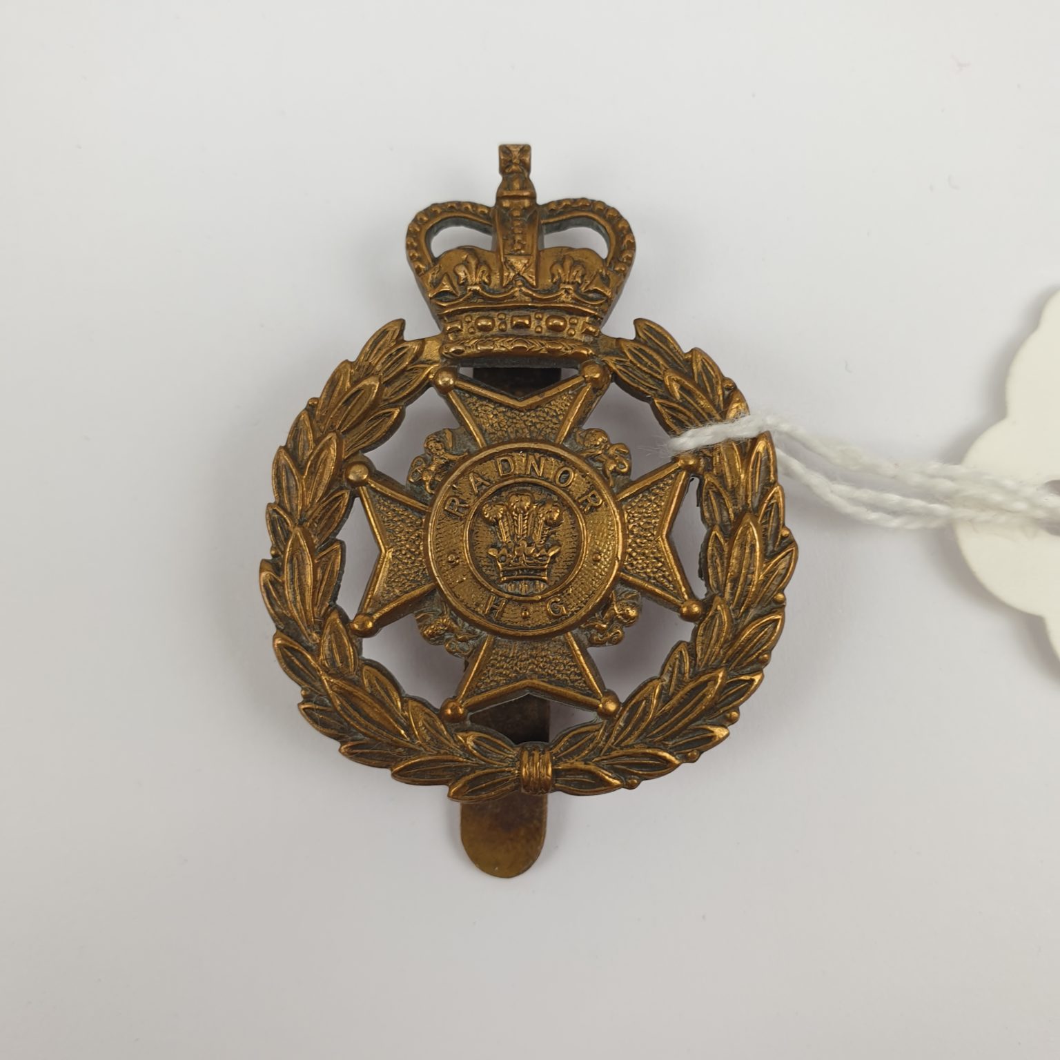 Kings Crown Radnor Home Guard Cap Badge - Sally Antiques