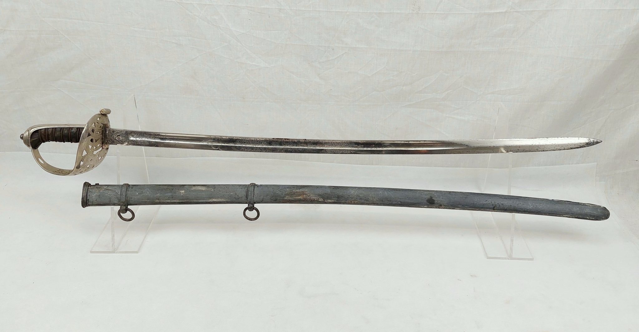 1860s Heavy Cavalry 1821 Pattern Dragoon Officers Sword And Scabbard ...