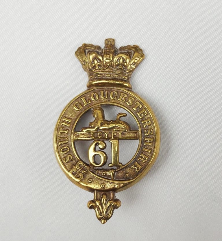 Victorian 61st Regiment South Gloucestershire Glengarry Badge - Sally ...