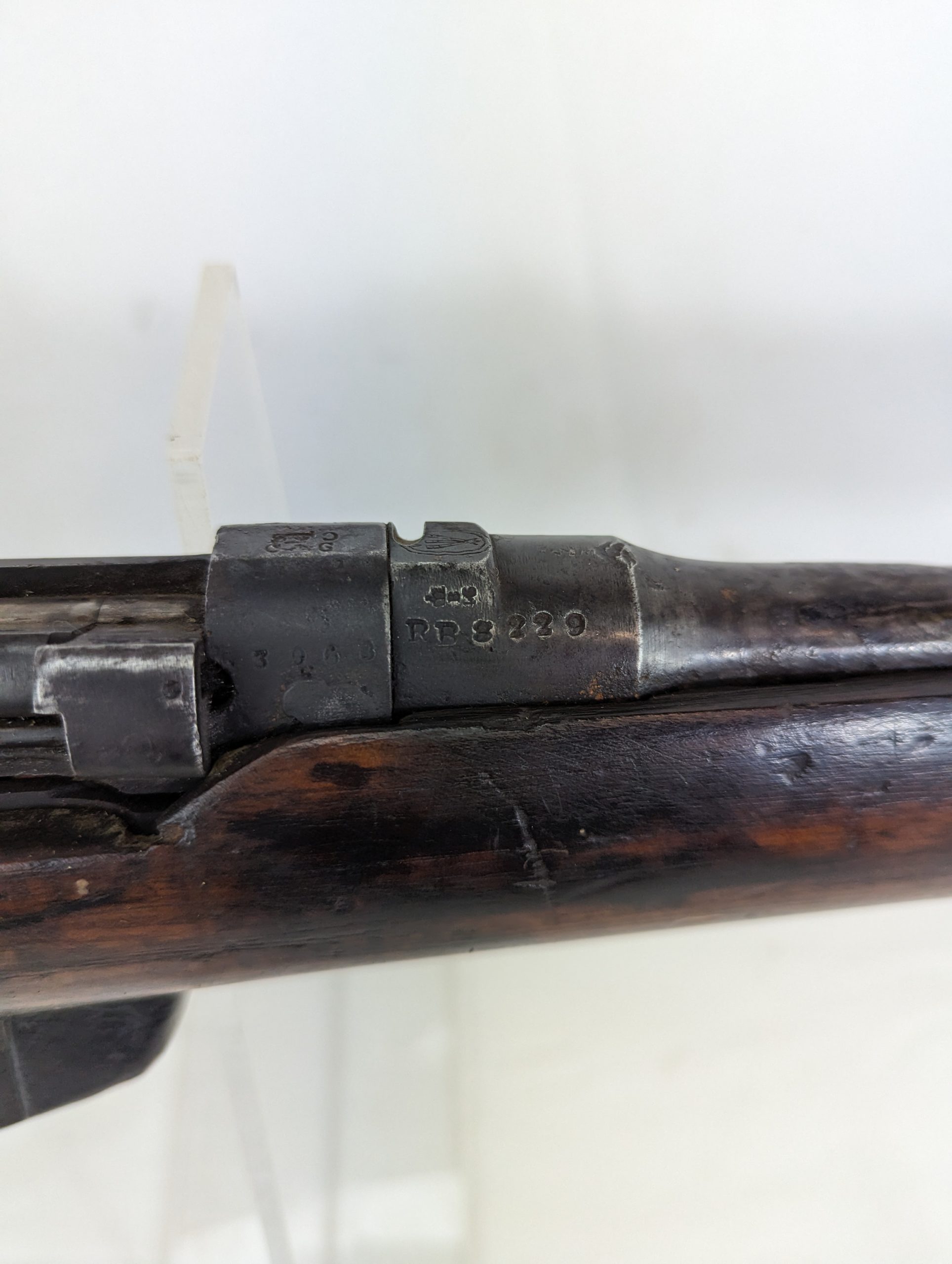 1893 Boer War Era Lee-Metford Rifle with Original Saddle Holster -  Deactivated - Sally Antiques