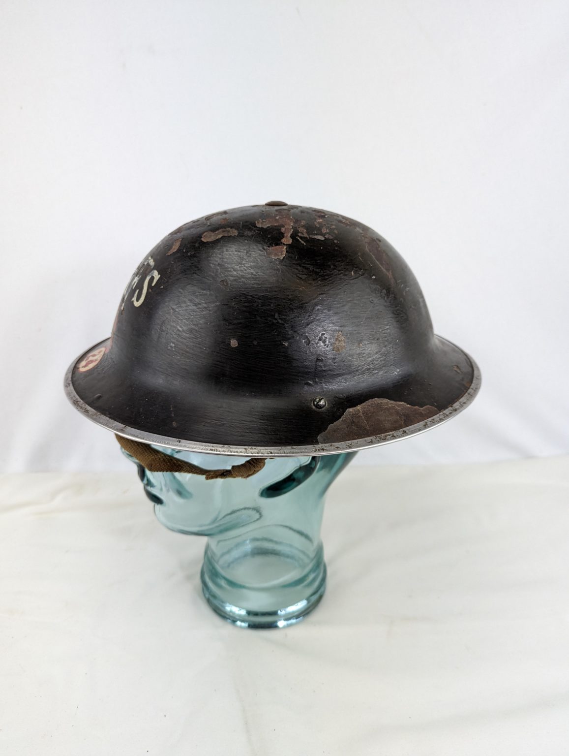 Original WW2 British AFS/NFS Brodie Helmet - Sally Antiques