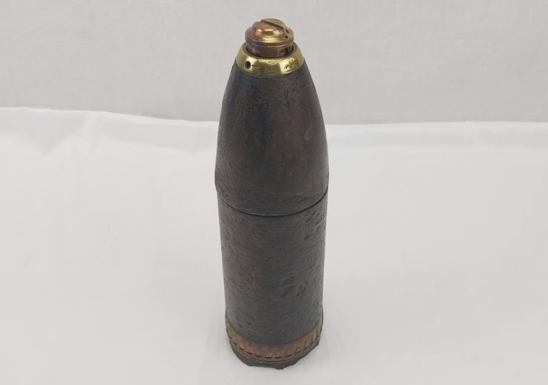 WW1 British 4.5 inch Howitzer Smoke Artillery Shell - Sally Antiques