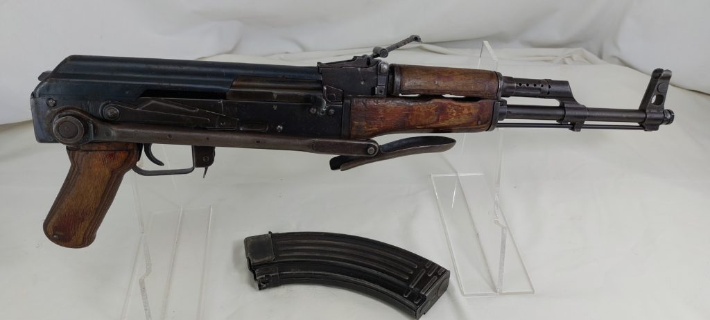 Romanian AK47 with Folding Stock. Deactivated - Sally Antiques