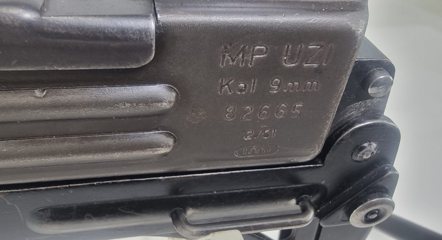 Israeli Uzi Sub Machine Gun Mm Calibre Sally Antiques