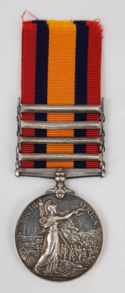 Named British 4 Clasp 3rd Dragoon Guards Queens South Africa Medal ...