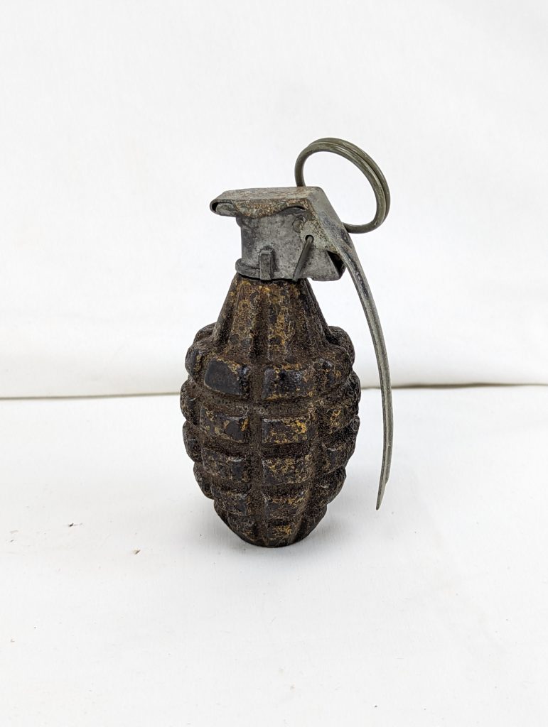 Original WW2 US MkII Pineapple Grenade - Sally Antiques